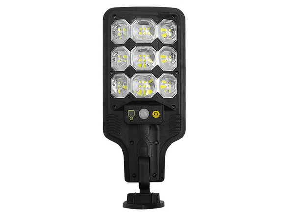 Outdoor solar led street lamp with motion and dusk sensor + remote control