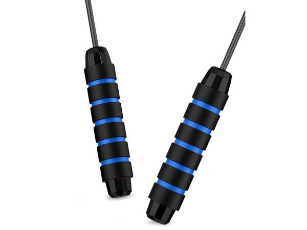 Fitness skipping rope with bearings adjustable crossfit