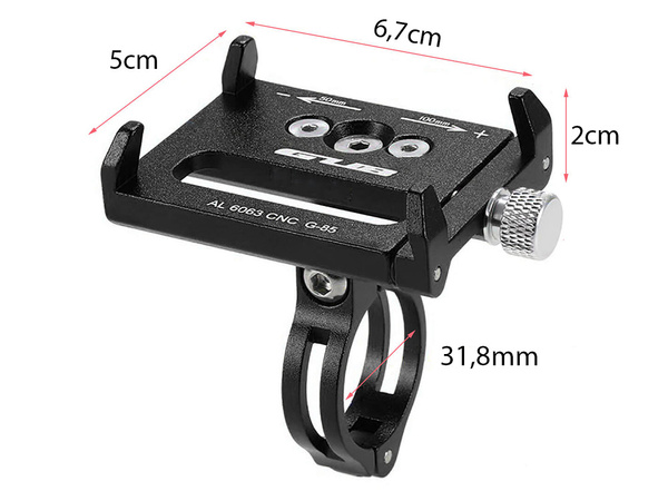 Porte téléphone gps vélo gub g85