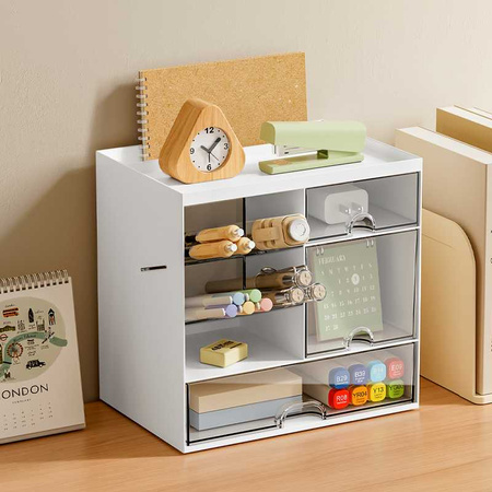 Armoire à outils organiseur de bureau étagères pour cosmétiques petits objets tiroirs