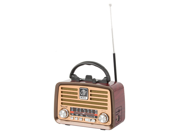 Retro kuchynské mobilné rádio fm am bluetooth usb dobíjacia anténa