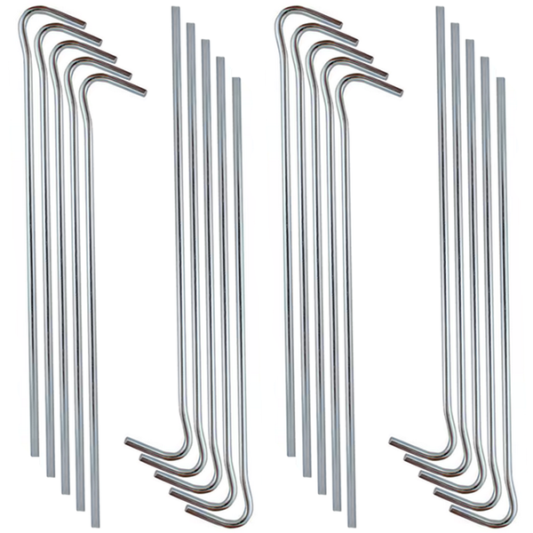 Tent piles holidays sidro zatiči jekla 18cm 20pcs kljuka amp zanke zatiči