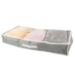 Caja armario organizador cremallera grande para zapatos ropa de cama
