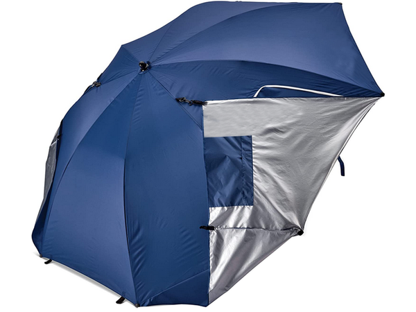 Beach umbrella screen folding garden tent 2in1 xxl large with uv filter
