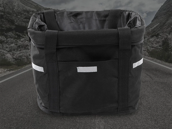 Grand panier de vélo panier de vélo en métal cliquer sur le guidon spacieux