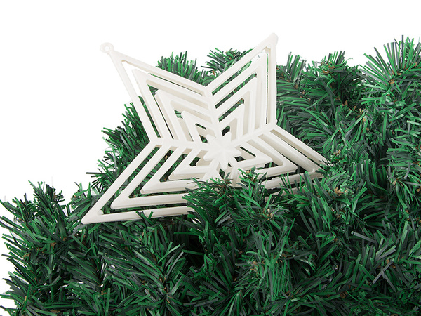 Weihnachtsbaumstern weihnachtsbaumspitze unzerbrechlich weiss