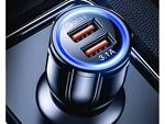 2xusb quickcharge 3.0 avtomobilski polnilec za vtičnice za prižigalnik cigaret