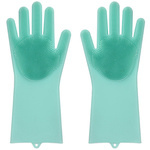 Nõudepesukindad silikoonist köögikoorijaga