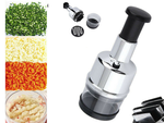 Vegetable and fruit chopper for garlic hand chopper shredder container