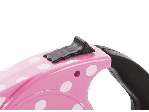 Smycz automatyczna dla psa taśma blokada 5m 15kg