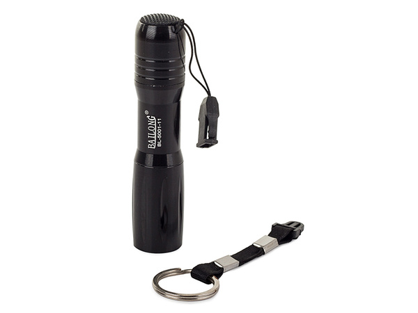 Tactical mini led torch key ring for batteries