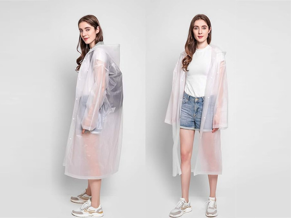 Mackintosh taskusse mantel kapuutsiga vihmaponcho