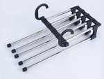 5-pair pull-out wardrobe trouser rack