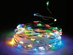 Fire luminoase 100 leduri cu baterii 10m multicolor