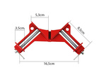 Carpenter's angle clamp corner bracket metal