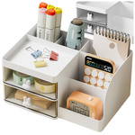 Desk organiser tray shelves for cosmetics small items drawers cabinet