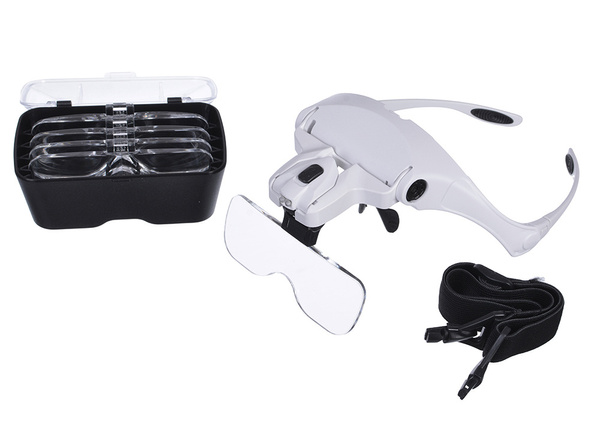 Headling lights with 2 leds 3.5x