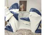 Rechin pătură pijama sleepwear costum cald de iarnă hoodie gros l