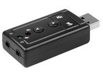 Carte son usb 7.1 microphone prise casque