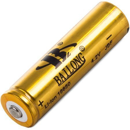 Bailong rechargeable li-ion 18650 4.2v cell