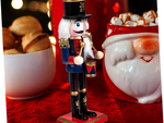 Nutcracker wooden soldier decorative christmas figurine gift