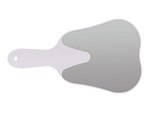 Oglindă cosmetică de machiaj oglindă dentară de mână în formă de dinte