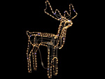 Luminous reindeer 216 led christmas decoration large garden with moving head