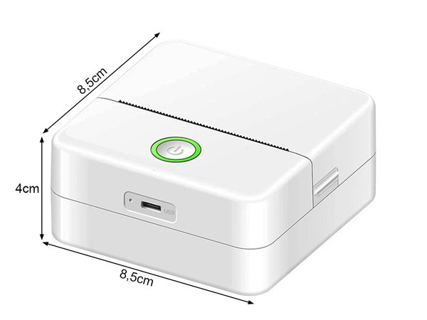 Mini-thermodrucker, kabellos, tragbar, für fotos und notizen