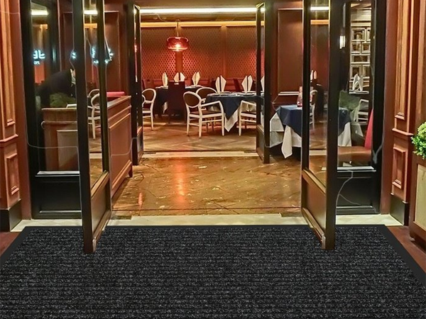 Pogumovaná rohožka na boty pod vchodové dveře domu 40 x 60