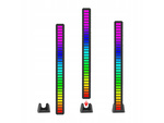 USB VODIL ZVOK ODZIV VEČBARVNI NEON RGB BATERIJE