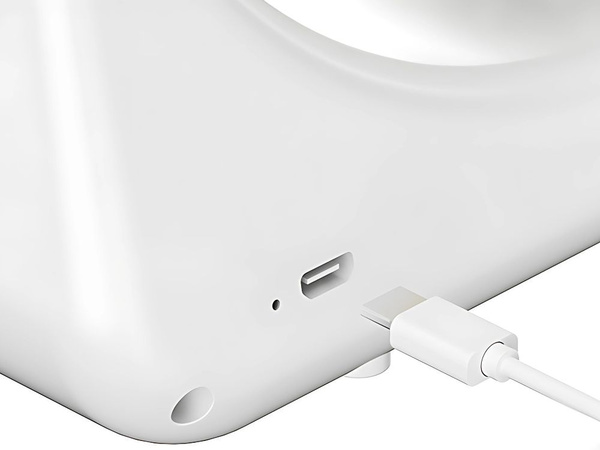 Stolní ventilátor bezdrátový usb tichý dobíjecí 3 režimy