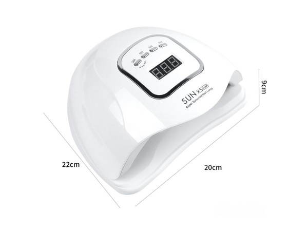 Nail lamp 46 led uv 150w for hybrids gels strong sun x5 max lcd