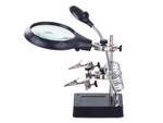 Third hand lutter 5 led handle 2.5x 90mm tuning lamp