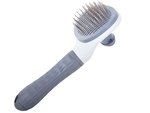 Self-cleaning hair brush for dogs cats