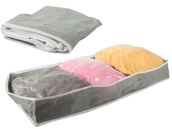 Caja armario organizador cremallera grande para zapatos ropa de cama