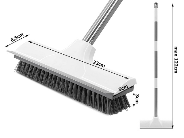 Grindų šveitimo šepetys vandens šepečis grindų valymui 2in1