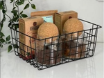 Loft wire basket loft metal organiser for kitchen for fruit roomy