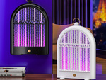 Elektrická led insekticídna lampa uv pre komáre muchy prívesok 2 usb režimy