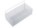 Cesta colgante organizador metálico estante colgante cocina blanco