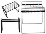 Estante metálico de un nivel para encimera de cocina organizador de cocina soporte de altillo