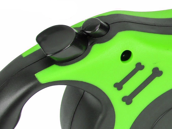 Automatikus lanyard kutyák kutyák keresztünk blokkolása erős, keverenyes tekercs 5m 15kg