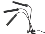 Viedol rastlina lampa usb rast panel rast svetlo časovač klip na kvety