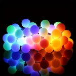 Gradina ghirlanda lumini solare 20 led multicolor