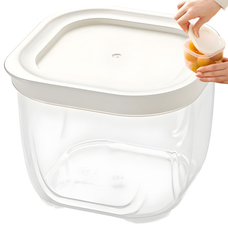 Kontejner na potraviny s víkem hermetický organizér do kuchyně 500 ml 0,5 l