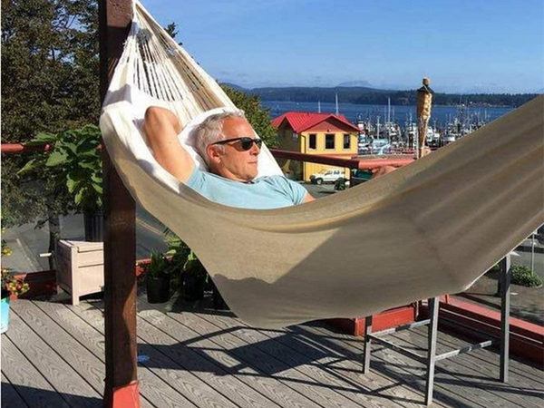 Jednoduchý materiál hammak 200x80 cover boho taška s lanom