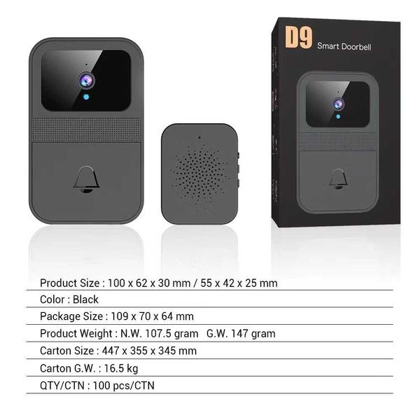 Wideodomofon d9 (100)