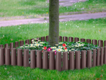 Vallado de jardín palisada 215cm 8 elem.