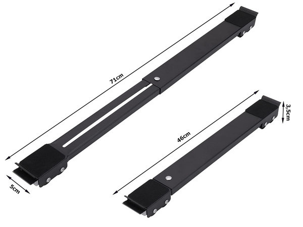 Base mobile pour support de machine à laver sur roulettes