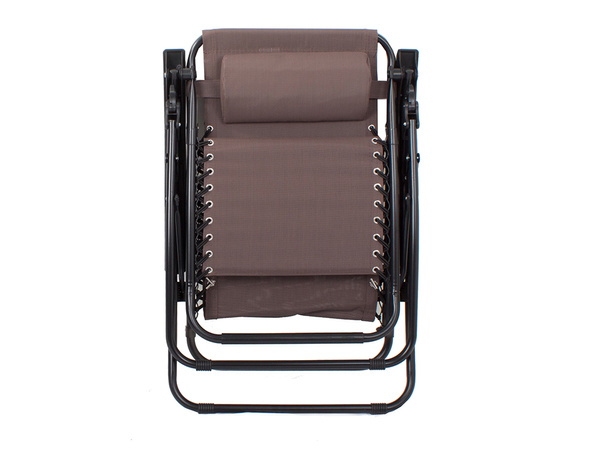 Folding beach chair zero gravity 2in1 touristic chair