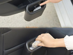 Automašīnas atkritumu tvertne mini atkritumu tvertne automašīnas durvju atvāžamam